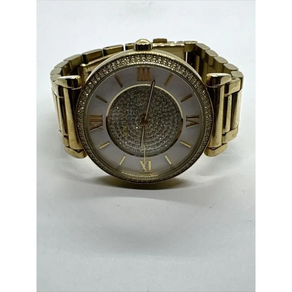 Michael Kors MK3332 Women's Gold Stainless Steel Analog Dial Quartz Watch JNA777